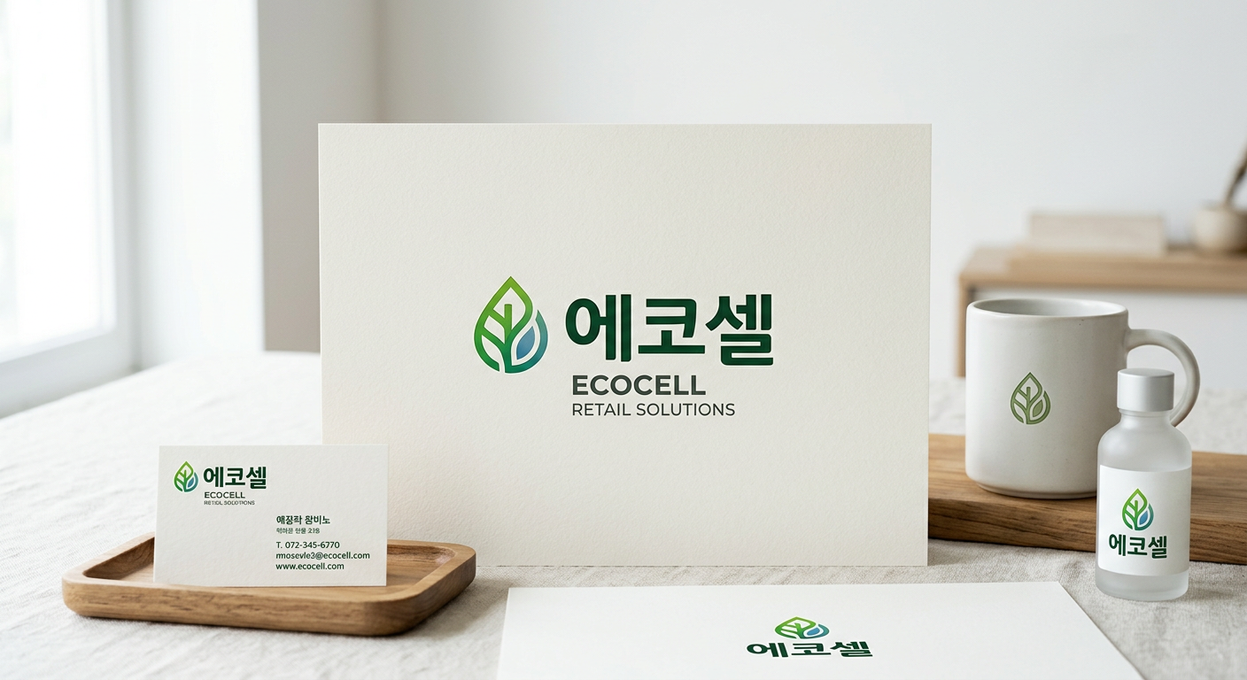 에코셀 로고